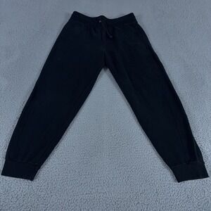 True Religion Sweatpants Mens Small Black Vintage Jogger Cuffed Casual Lounge